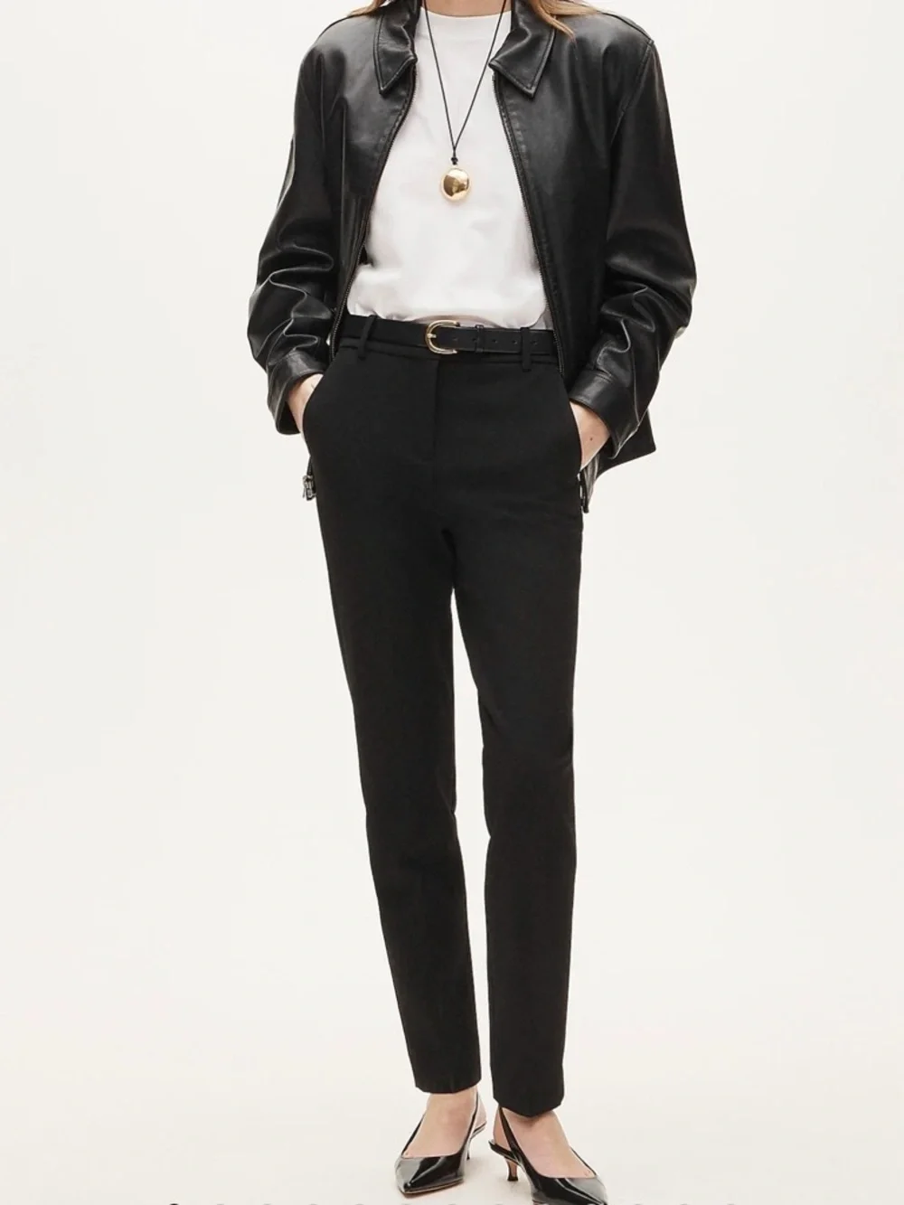 J.Crew Cameron Black Slim Ankle Pants Women’s Size 6 Stretch Career Workwear